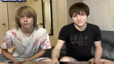 Gay Porn Twinks Webcam Action - Cute Boys in Hot Blond Bareback Action!