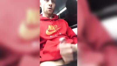 Gangbang on the Train: Public Jack-Off Edition