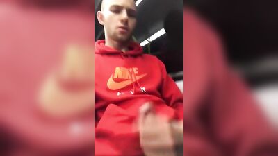 Gangbang on the Train: Public Jack-Off Edition