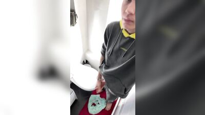 Exploring Bathroom Sex with Hottie Blue-Eyed Boys!