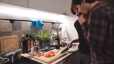 Adorable Gay Couple Funny Night Adventures!