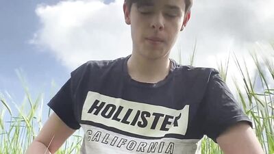 Young Field Twink Boys: Outdoor Porn Adventure