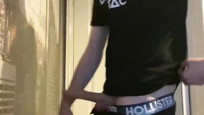 Twink Guy Teen Boys Porn: Amature Solo Voyeur!