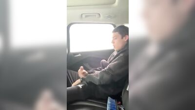 Got Horny in the Parking Lot - Gay Porn Amateur Cum Shots Solo Video!