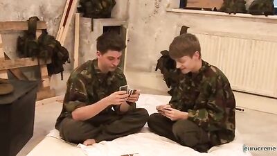 Gangbang with Raw Recruit & Soldier Buddy Boys: Hardcore Action!