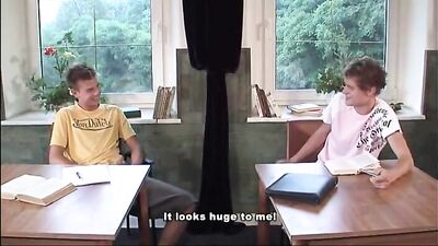 Gay Teen Porn Two Classmates have sex