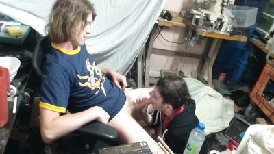 College Oral Delight: Sucking and Swallowing in the Dorm Room