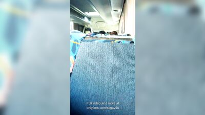 Jerking Off on the Bus - Big Cock Amateurs Porn