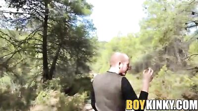 Outdoor Kinky Stepsons: Redheads Public Bareback Action Oral Sex