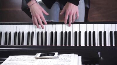 Gay Twink Pianist Gets Humbled in Group Action Porn