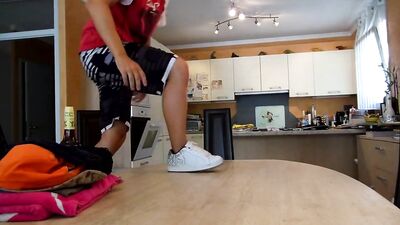 Barefoot Nike Fetish Fun