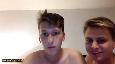 Gay Webcam Teens Playful Fun on GayTube!