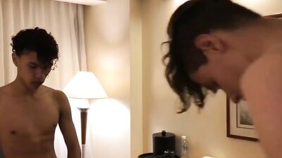 Hot Twinks Delivering Hot Gay Porn Action in the Hotel!