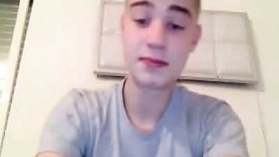 German Boy Jizzes and Shoots: An All-American Cumshot Spectacular!