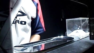 Young Asian Twink Cruising in Darkroom Eros Center