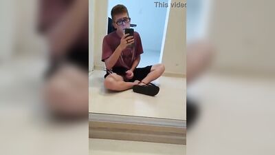 Mirror Boy: Amateur Cum Shots Solo - A Gay Porn Adventure!