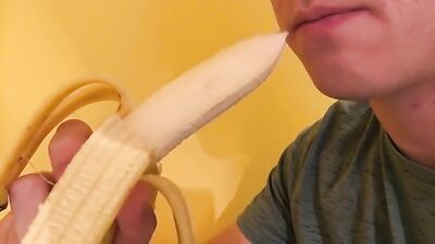 Banana Suck Cum Boys Porn: Fresh and Delicious Lust