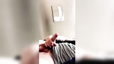 Walmart Cum Dump: Amateur Fetish in the Bathroom