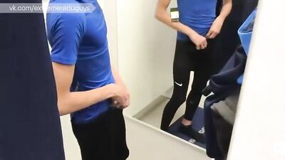 Boy Porn Changing Room Fun-Up Close and Personal with Solo Stallions!