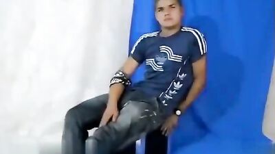 Young Shy Guy Strips for GayTube