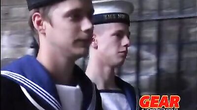 UK Navy Dudes Go Down Under - Big Cocks In Action!