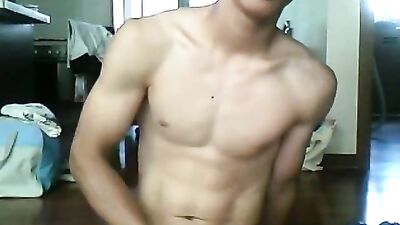 Asian Jizz Fest - Another Korean Boy Porn Cumming on Cam!