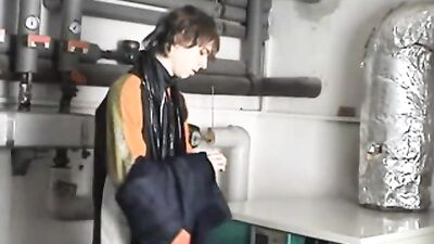 Flos Cumming Spree in the Basement: Handjobs and Big Cocks Galore!