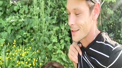 Gay Twinks Backyard Porn with Harri Oakland - Action Amature Bareback!