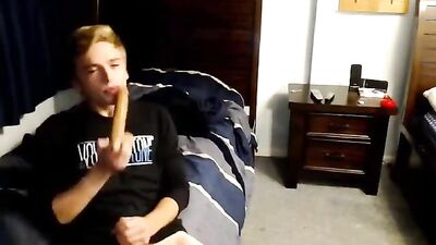 Gay Twink Dildo Lickers Porn: Cum-Covered Delights