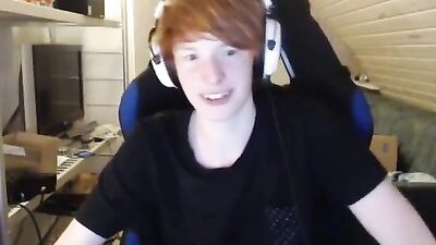 Gay Porn Video with Danish Redhead Viking Bi Boy - Webcam Show!