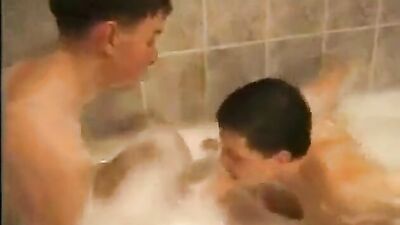 Gay Teen Blowjobs in the Shower: Two Cuties Get Wet and Wild!