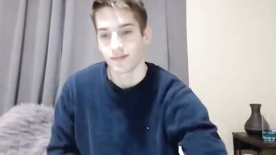 Gay Handjob Web-Cam: Big Dick Jizzing Online!