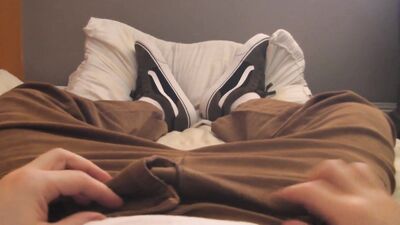 Solo Sock Wank - The Ultimate Gay Tube Experience!