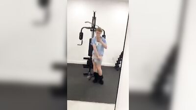 Gym Teens Monstrous Cock Gets Pounded in the Shower