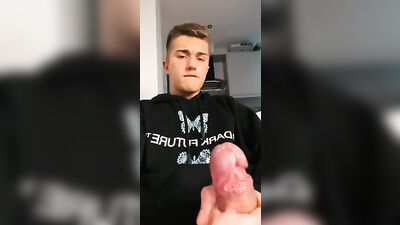 Young Blonde Boy Shoots Big Load: Gay Porn Explosion!