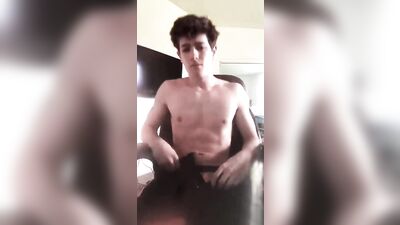 Jerking Off Your Huge Cock with Shawn Mendes - Gay Porn Video