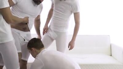 Priest fucks three missionary boys: A Gay Porn Parable