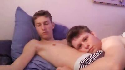 Gay Porn: 2 Boys In Bed Gay Teen Fantasy - Exploring Their Sexuality