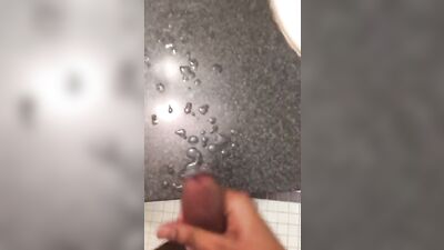 Black Counter Cum: Amateur Black Solo Cock Cumming