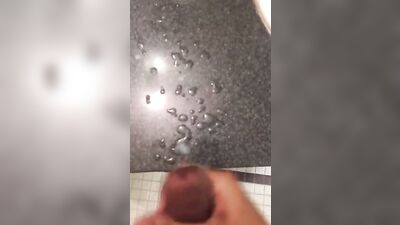 Black Counter Cum: Amateur Black Solo Cock Cumming