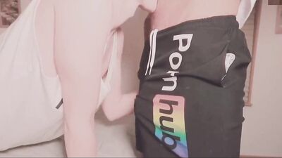 Cumming Bareback with Cute Little Blond Twink - Gay Porn Action