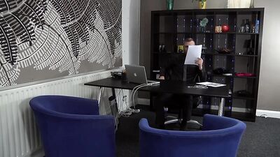 Gay Twinks Blowjobs in The Office - Hardcore Gay Sex Porn Video