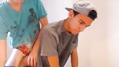 Gay Porn Webcam Fuck Fest: Two Teens Cum in First Time!