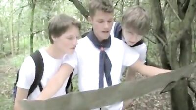 Gay Scouts Wild Adventure - Bareback Action!