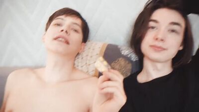 Adorable Twink Boys in Bed Fun: The Lazy Day Adventure!