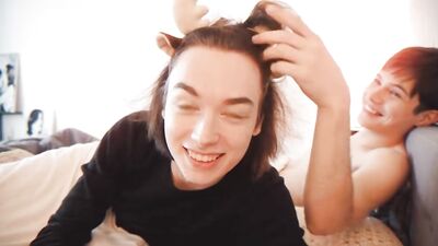 Adorable Twink Boys in Bed Fun: The Lazy Day Adventure!