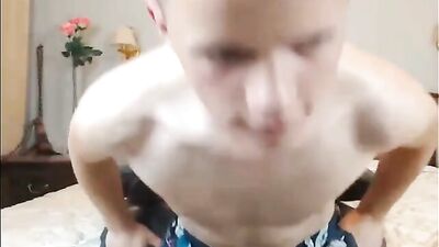 Very Gorgeous Russian twink Wanks and cums twice boys porn