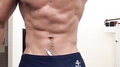 Latino Muscle Men in Public Locker Room Heat - Sweaty After Workout Gay Porn Tube