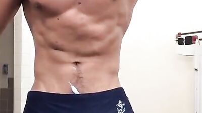 Latino Muscle Men in Public Locker Room Heat - Sweaty After Workout Gay Porn Tube