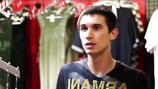 Storeroom Boys Porn: Handsfree Cum and Creampie with Bareback Action